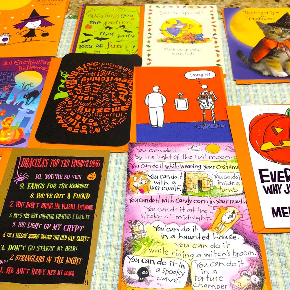Halloween Cards 10 Pack & envelopes NEW Precious Cards for everyone in your Life